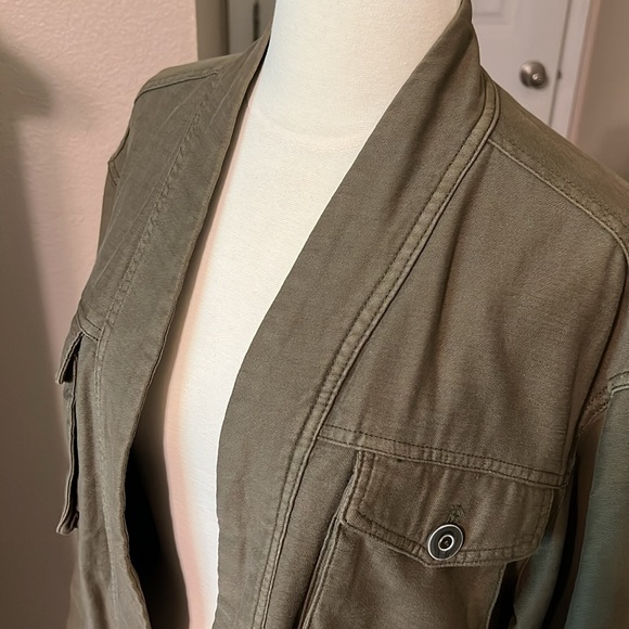 Free People 100% Cotton Military Style Jacket - Size XS - Picture 7 of 9